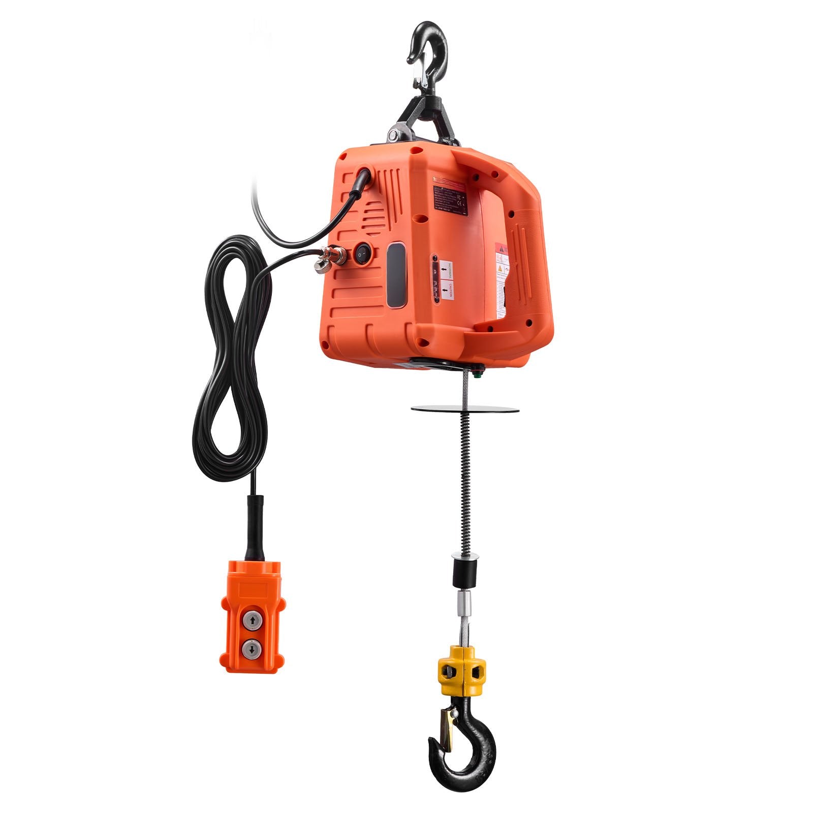 3-in-1 Electric Hoist Winch, 700 kg Capacity, 1500W Portable Power Winch Crane, 7.6 m Lifting Height, 5 m/min V952-CGGGKBXSDDHL17XY4001V3