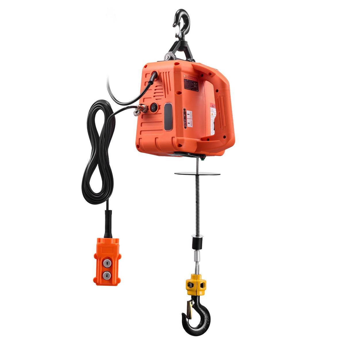 3-in-1 Electric Hoist Winch, 700 kg Capacity, 1500W Portable Power Winch Crane, 7.6 m Lifting Height, 5 m/min V952-CGGGKBXSDDHL17XY4001V3