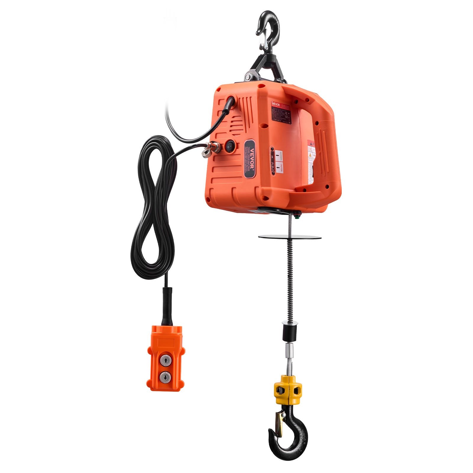 3-in-1 Electric Hoist Winch, 700 kg Capacity, 1500W Portable Power Winch Crane, 7.6 m Lifting Height, 5 m/min V952-CGGGKBXSDDHL17XY4001V3
