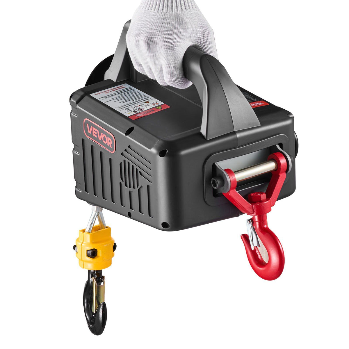 2-in-1 Electric Hoist Winch, 500 kg Capacity, 1500W Portable Power Winch Crane, 7.6 m Lifting Height, 5 m/min V952-CGGGKBXSDDHL73MQ6001V3
