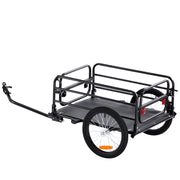 Bike Cargo Trailer, 72.5 kg Load, Heavy-Duty Bicycle Wagon Cart, Foldable Compact Storage & Quick Release V952-CGKHZHJG200B5HWMPV0