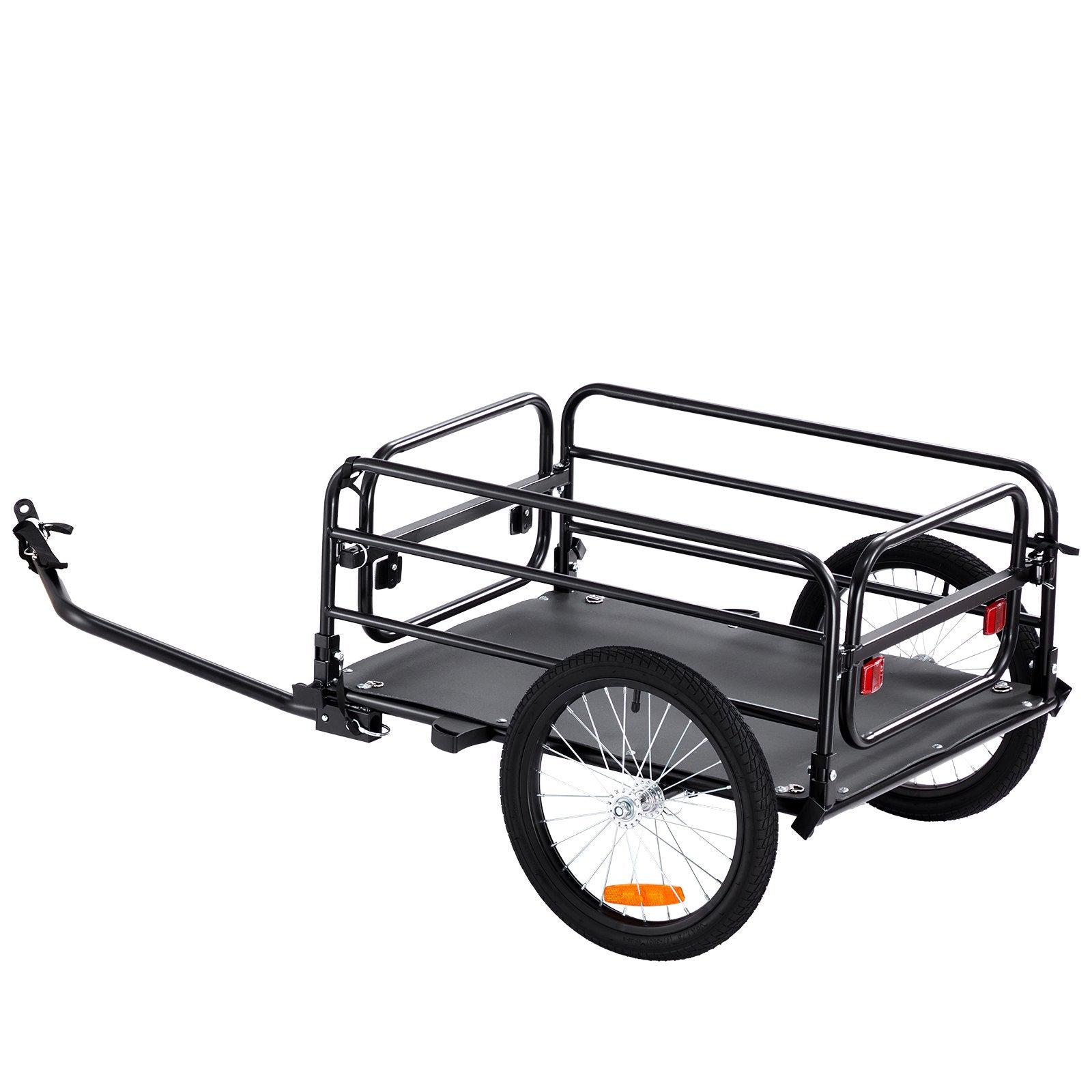 Bike Cargo Trailer, 72.5 kg Load, Heavy-Duty Bicycle Wagon Cart, Foldable Compact Storage & Quick Release V952-CGKHZHJG200B5HWMPV0