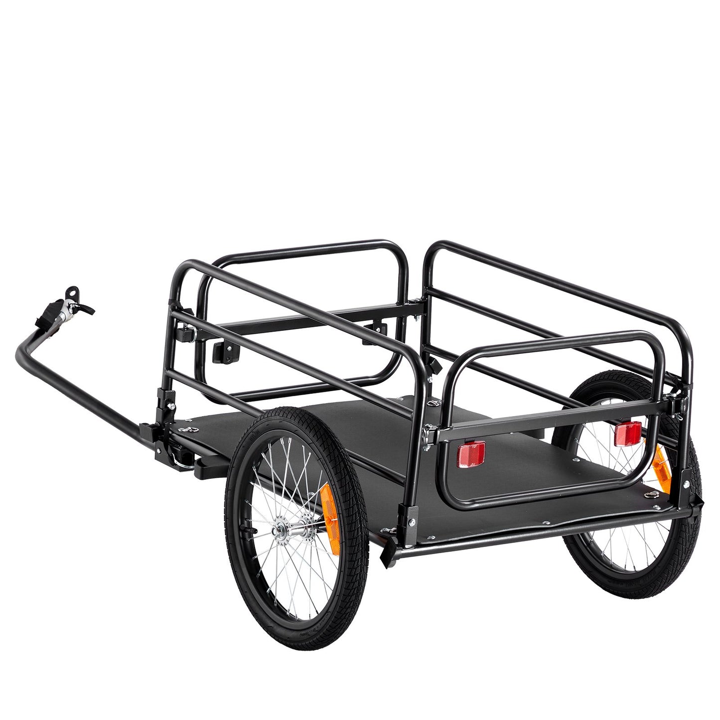 Bike Cargo Trailer, 72.5 kg Load, Heavy-Duty Bicycle Wagon Cart, Foldable Compact Storage & Quick Release V952-CGKHZHJG200B5HWMPV0