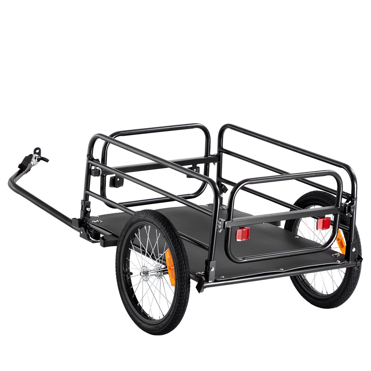 Bike Cargo Trailer, 72.5 kg Load, Heavy-Duty Bicycle Wagon Cart, Foldable Compact Storage & Quick Release V952-CGKHZHJG200B5HWMPV0