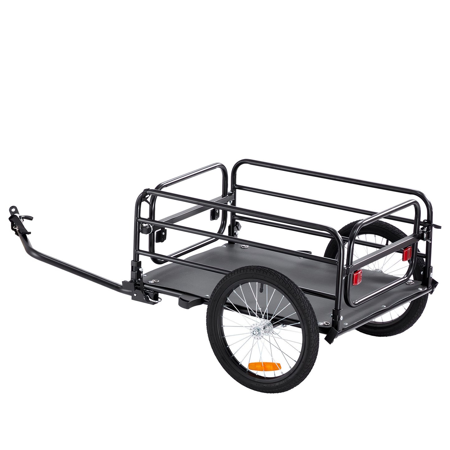 Bike Cargo Trailer, 72.5 kg Load, Heavy-Duty Bicycle Wagon Cart, Foldable Compact Storage & Quick Release V952-CGKHZHJG200B5HWMPV0