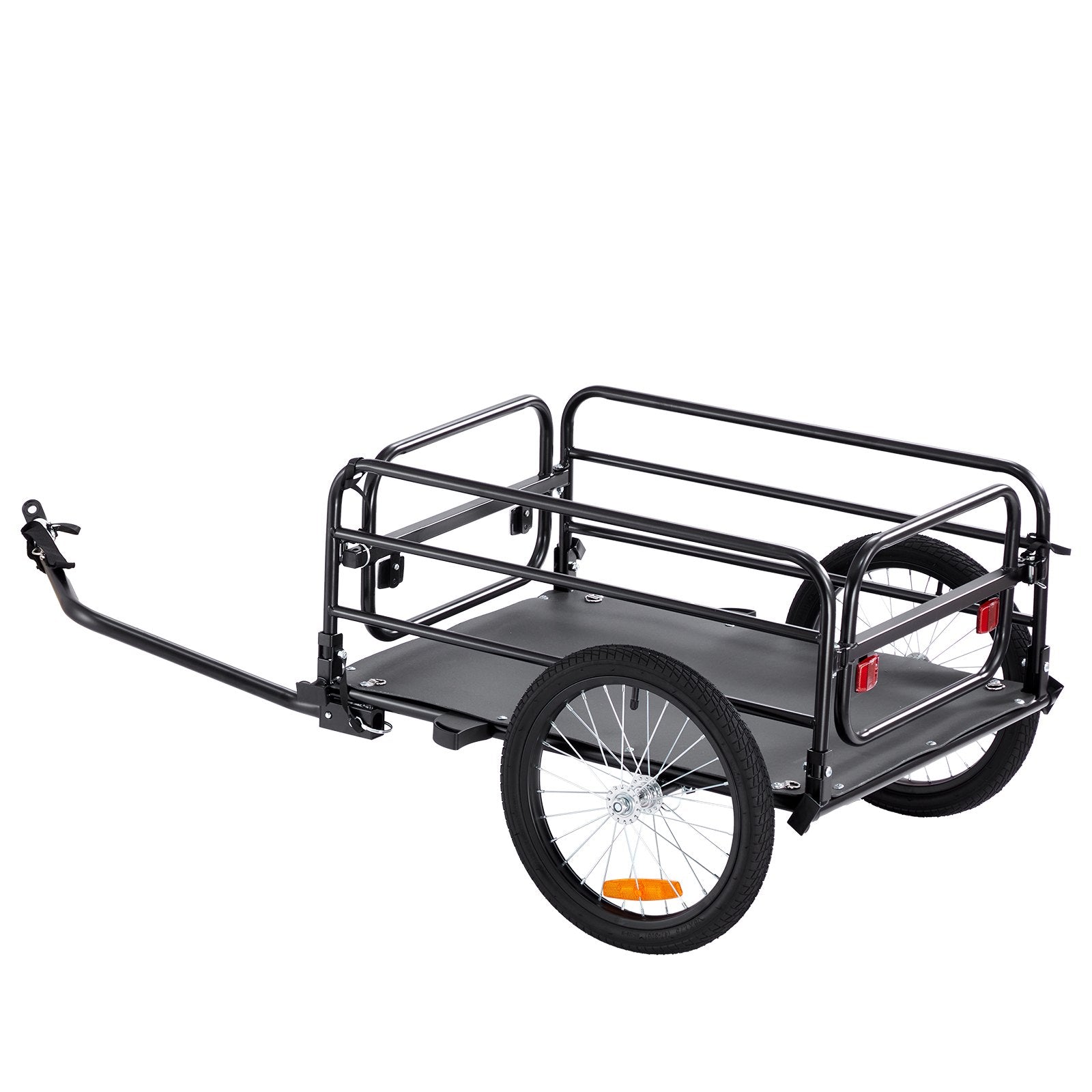 Bike Cargo Trailer, 72.5 kg Load, Heavy-Duty Bicycle Wagon Cart, Foldable Compact Storage & Quick Release V952-CGKHZHJG200B5HWMPV0