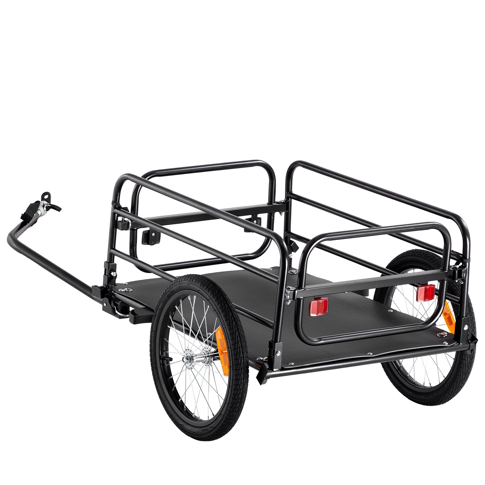 Bike Cargo Trailer, 72.5 kg Load, Heavy-Duty Bicycle Wagon Cart, Foldable Compact Storage & Quick Release V952-CGKHZHJG200B5HWMPV0
