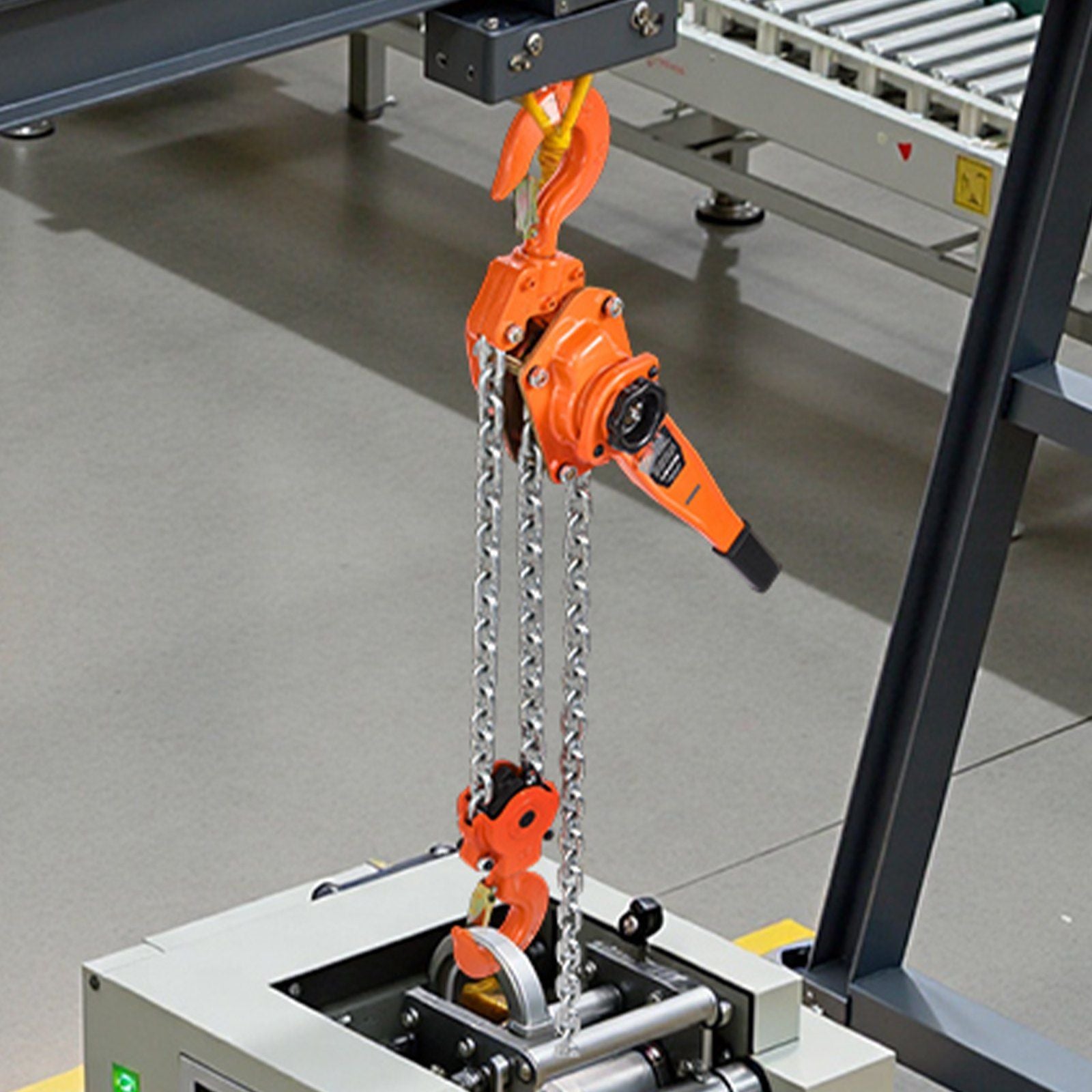 Manual Lever Chain Hoist, 6T 6000KG Capacity Heavy Duty Come Along, 3M Lift G80 Alloy Steel Chain With Dual V952-CGKSBHLHL6T1EG5BT001V0