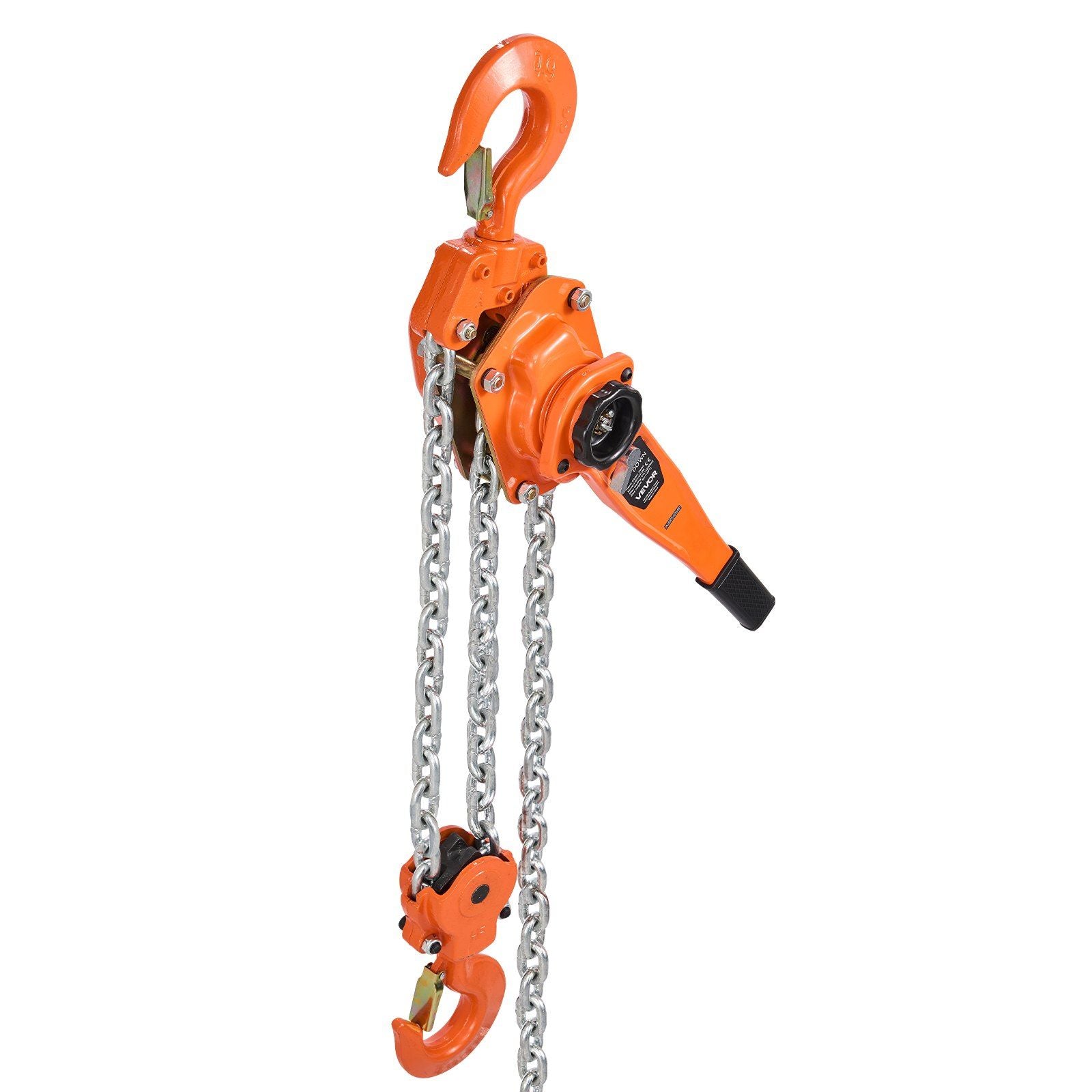 Manual Lever Chain Hoist, 6T 6000KG Capacity Heavy Duty Come Along, 3M Lift G80 Alloy Steel Chain With Dual V952-CGKSBHLHL6T1EG5BT001V0