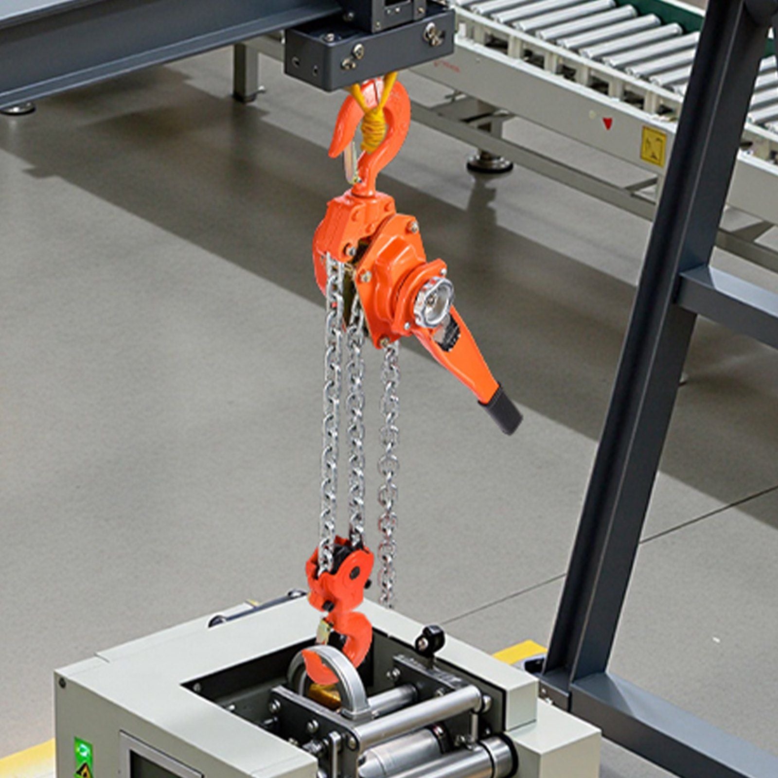 Manual Lever Chain Hoist, 6T 6000KG Capacity Heavy Duty Come Along, 6M Lift G80 Alloy Steel Chain With Dual V952-CGKSBHLHL6T2SKL28001V0
