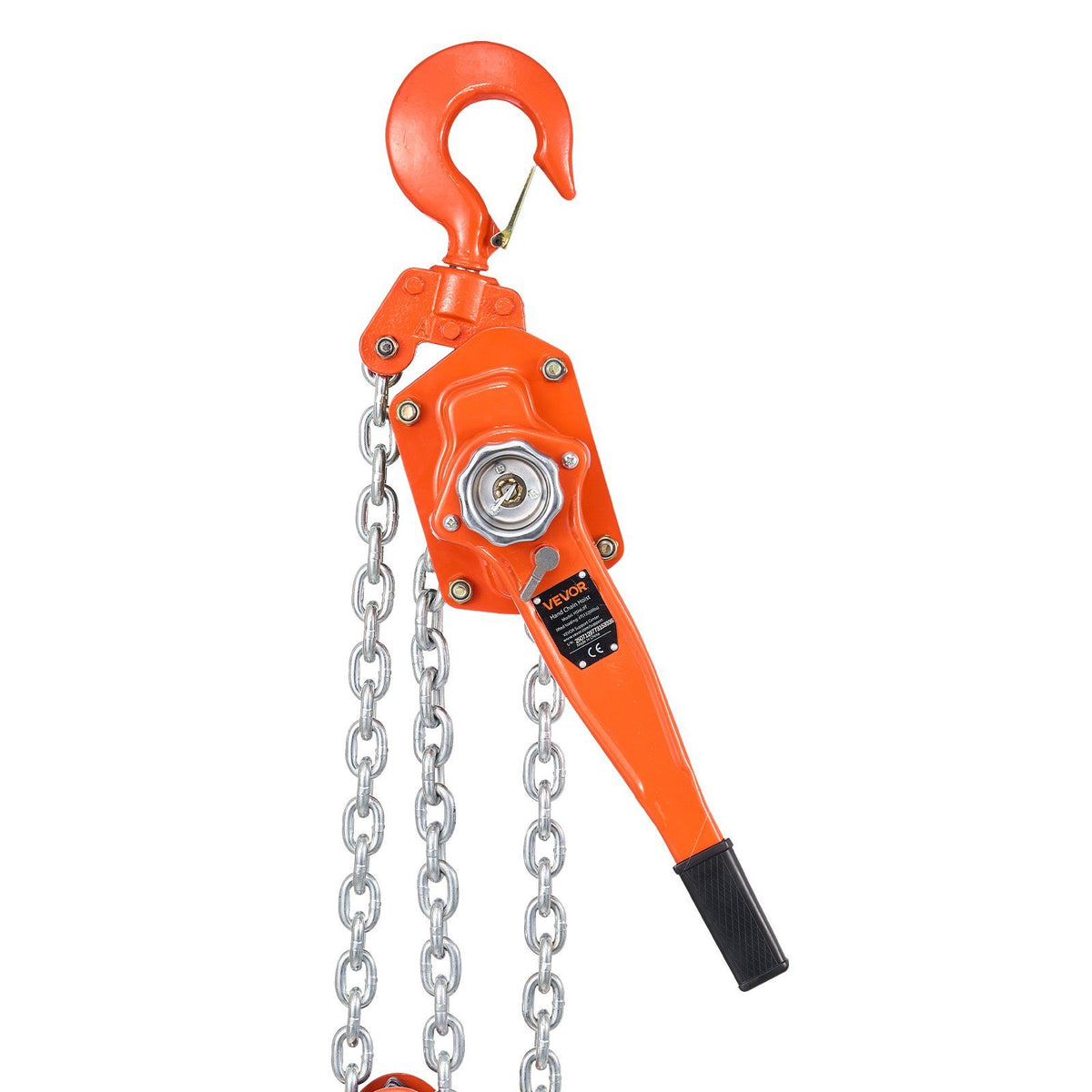 Manual Lever Chain Hoist, 6T 6000KG Capacity Heavy Duty Come Along, 6M Lift G80 Alloy Steel Chain With Dual V952-CGKSBHLHL6T2SKL28001V0
