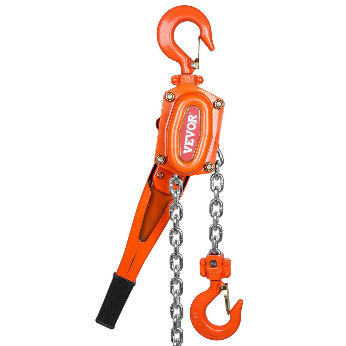 Manual Lever Chain Hoist, 1-1/2 Ton 3300 lbs Capacity 10 FT Come Along, G80 Galvanized Carbon Steel with V952-CGSBH112T10FTYOZ9V0