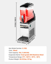 Commercial Slushy Machine 15L Margarita Smoothie Frozen Drink Maker V952-CGXXRJX115LDWAYUYV3