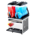 Commercial Frozen Drink Maker, 15Lx2 Double Tank Slushy Machine, 120 Cups Stainless Steel Margarita Smoothie V952-CGXXRJX215LSN1G19V3