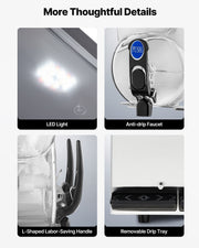 Commercial Frozen Drink Maker, 15Lx2 Double Tank Slushy Machine, 120 Cups Stainless Steel Margarita Smoothie V952-CGXXRJX215LSN1G19V3
