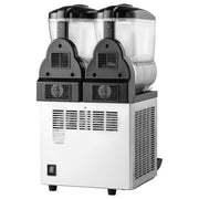 Commercial Frozen Drink Maker, 15Lx2 Double Tank Slushy Machine, 120 Cups Stainless Steel Margarita Smoothie V952-CGXXRJX215LSN1G19V3