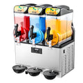 Commercial Frozen Drink Maker, 15Lx3 Triple Tank Slushy Machine, 180 Cups Stainless Steel Margarita Smoothie V952-CGXXRJX315LS56A98V3