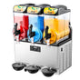 Commercial Frozen Drink Maker, 15Lx3 Triple Tank Slushy Machine, 180 Cups Stainless Steel Margarita Smoothie V952-CGXXRJX315LS56A98V3