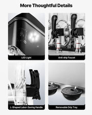 Commercial Frozen Drink Maker, 15Lx3 Triple Tank Slushy Machine, 180 Cups Stainless Steel Margarita Smoothie V952-CGXXRJX315LS56A98V3