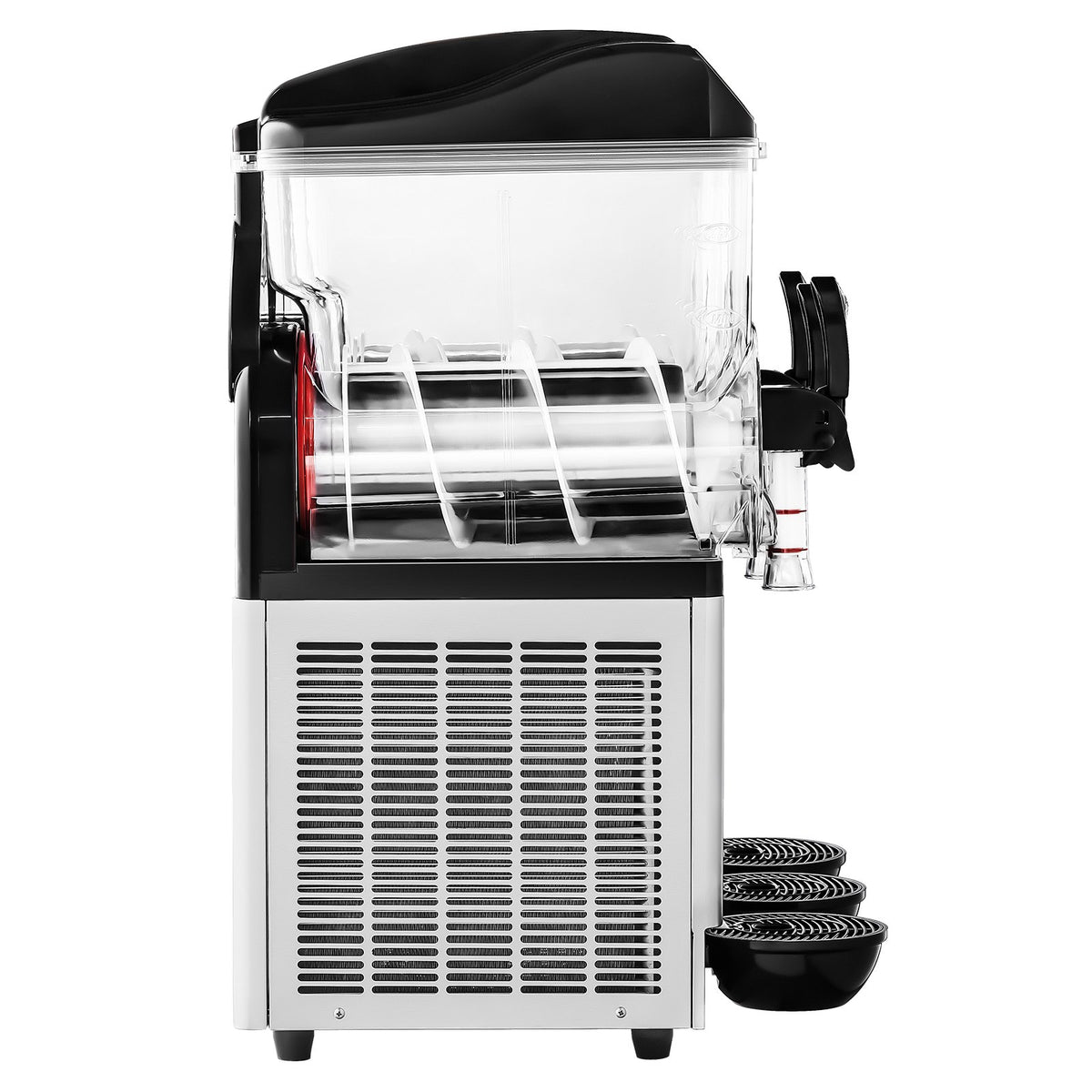 Commercial Frozen Drink Maker, 15Lx3 Triple Tank Slushy Machine, 180 Cups Stainless Steel Margarita Smoothie V952-CGXXRJX315LS56A98V3