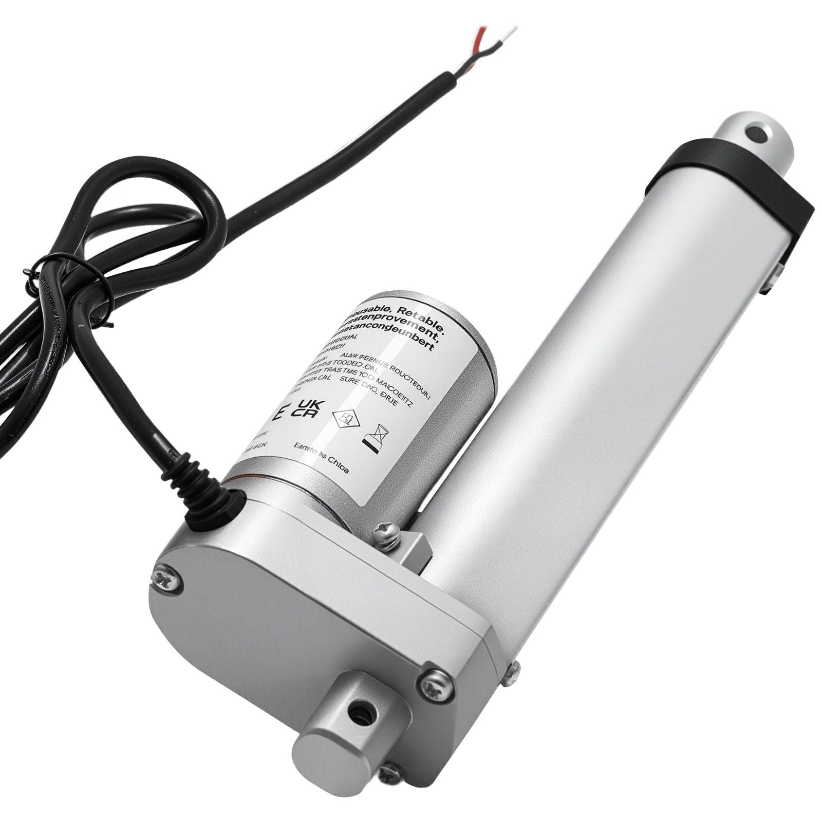 12V Linear Actuator, 101.6mm Stroke 15mm/s High-Speed 1000N Linear Motion Actuator - with IP54 Protection & V952-CGXXZXQ4INCHGND8J001V9