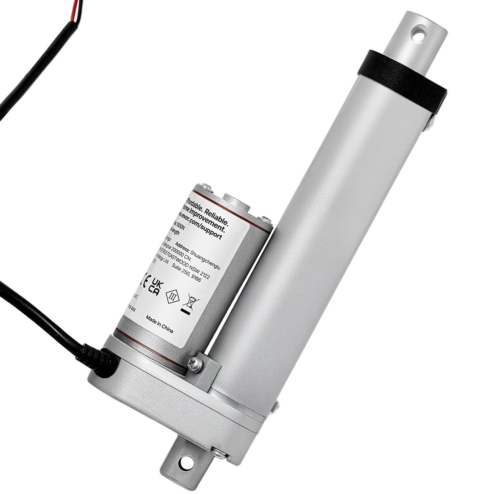 12V Linear Actuator, 101.6mm Stroke 15mm/s High-Speed 1000N Linear Motion Actuator - with IP54 Protection & V952-CGXXZXQ4INCHGND8J001V9