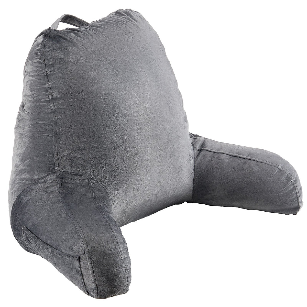 Reading Pillow, Large Size Bed Pillow with Shredded Memory Foam, Back Pillow with 3 Pockets and Washable V952-CGYDZLARGECCBPI8C001V0