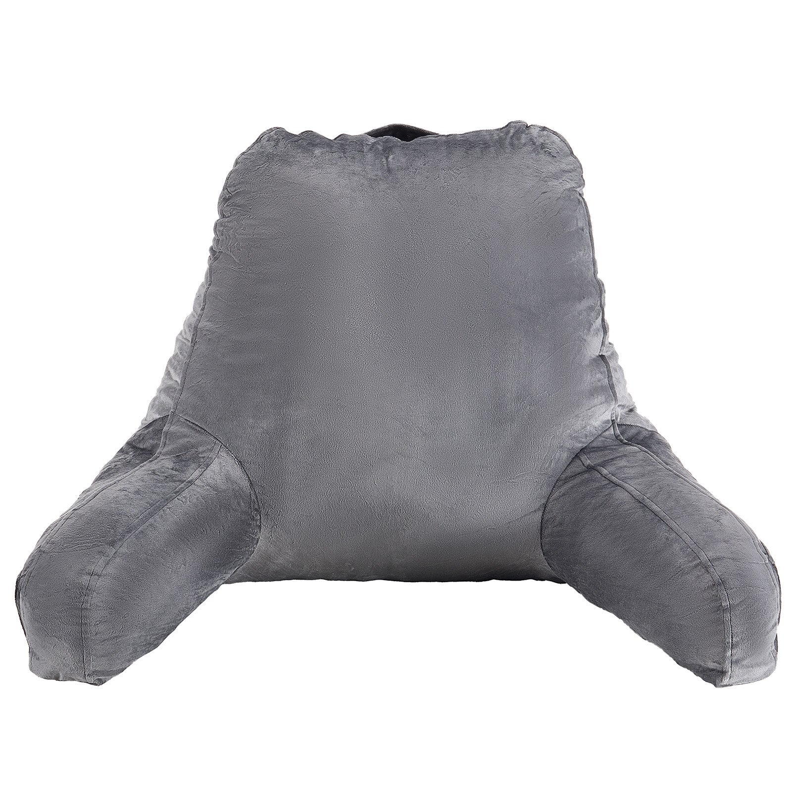 Reading Pillow, Large Size Bed Pillow with Shredded Memory Foam, Back Pillow with 3 Pockets and Washable V952-CGYDZLARGECCBPI8C001V0