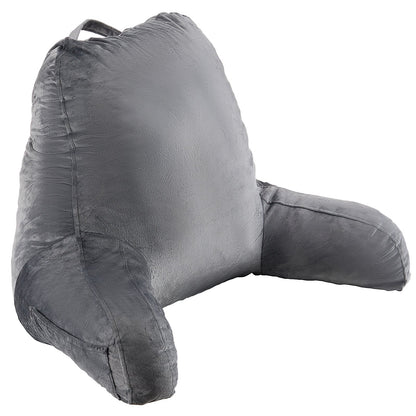 Reading Pillow, Large Size Bed Pillow with Shredded Memory Foam, Back Pillow with 3 Pockets and Washable V952-CGYDZLARGECCBPI8C001V0