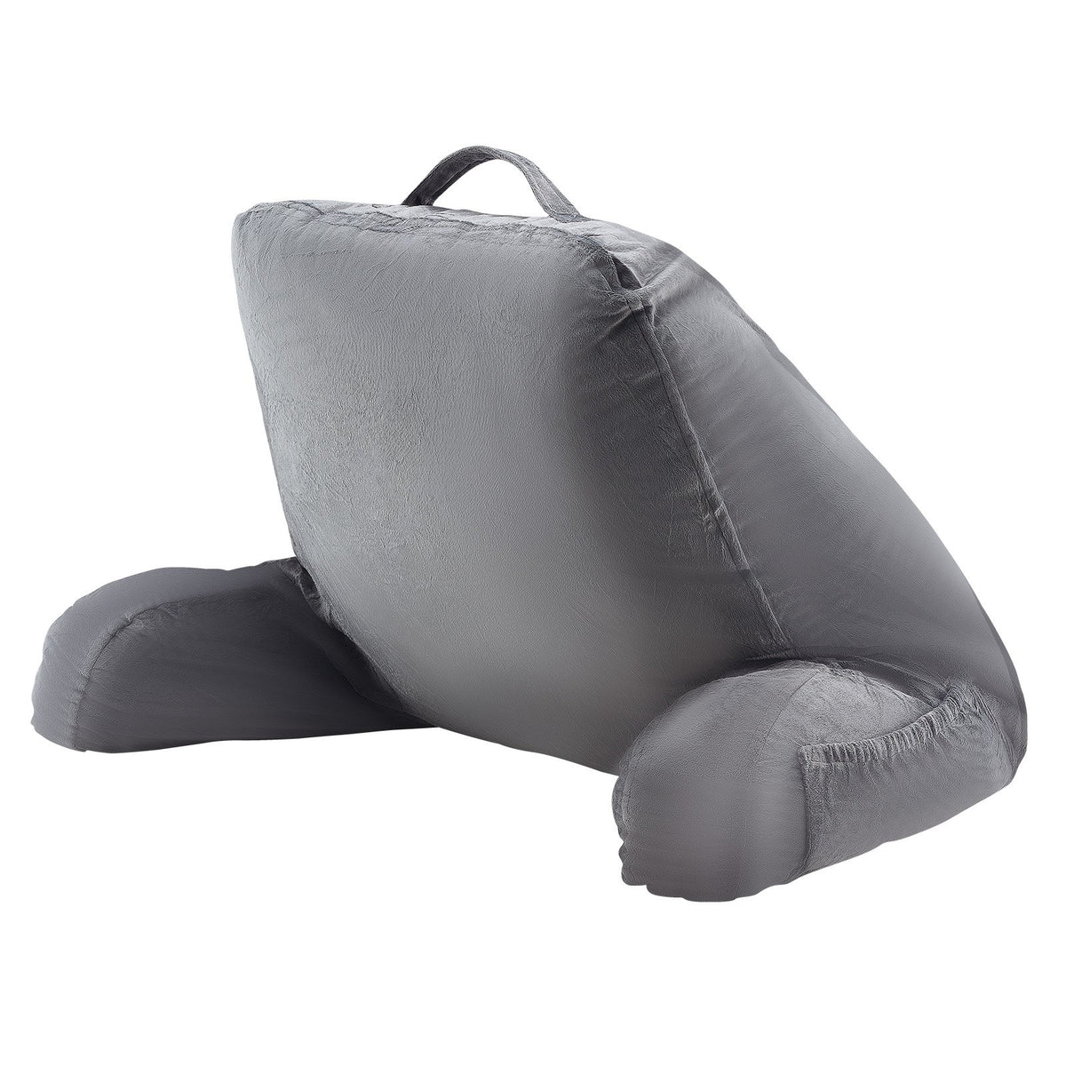 Reading Pillow, Large Size Bed Pillow with Shredded Memory Foam, Back Pillow with 3 Pockets and Washable V952-CGYDZLARGECCBPI8C001V0