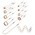 10Pcs Magnetic Induction Heater Coil, Inductor Heat Accessories, Mini Heater Coil Kit with Flexibility and V952-CGYJRQXQTJ10HY9QI001V0