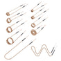 10Pcs Magnetic Induction Heater Coil, Inductor Heat Accessories, Mini Heater Coil Kit with Flexibility and V952-CGYJRQXQTJ10HY9QI001V0