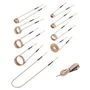 10Pcs Magnetic Induction Heater Coil, Inductor Heat Accessories, Mini Heater Coil Kit with Flexibility and V952-CGYJRQXQTJ10HY9QI001V0