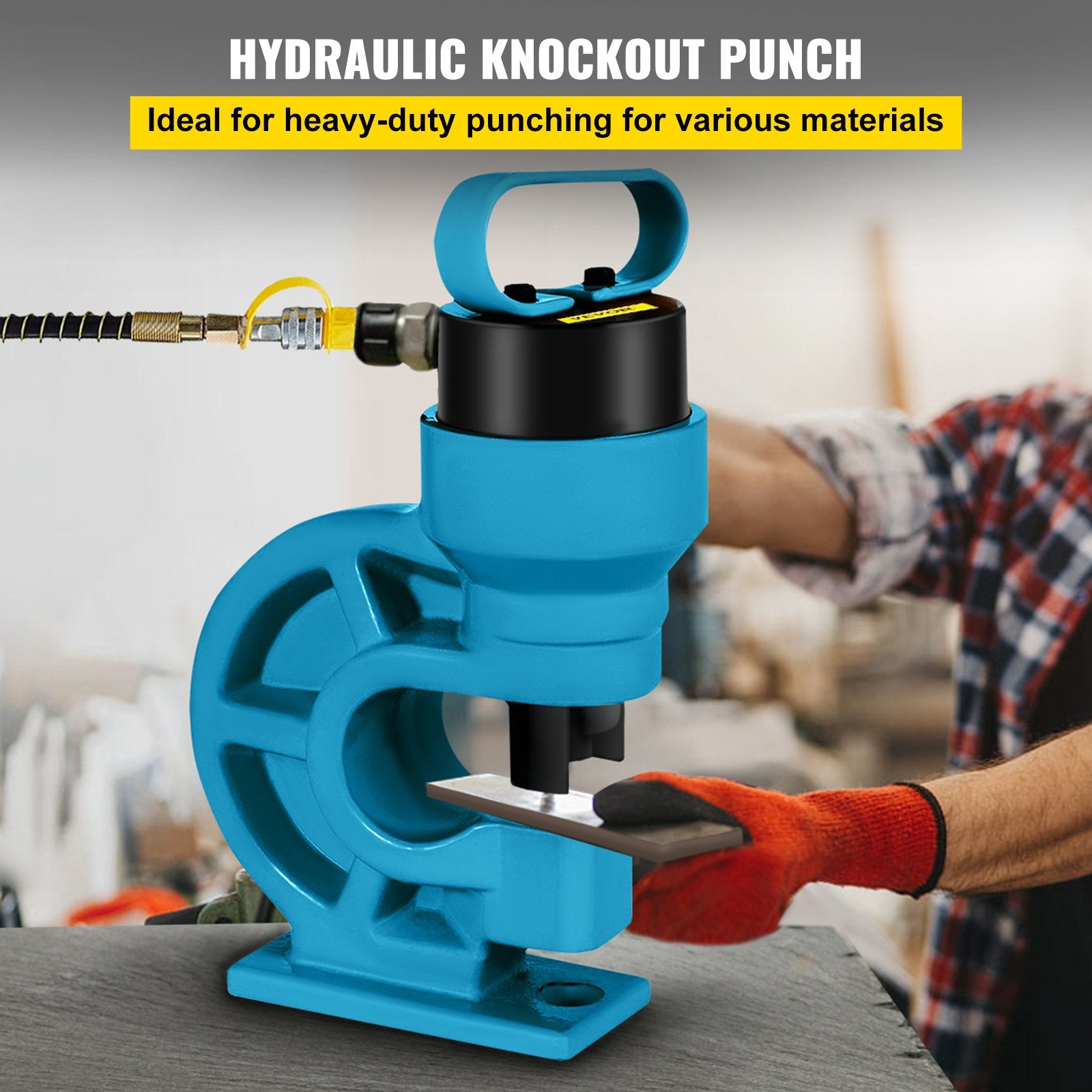 CH-60 Hydraulic Hole Punching Tool 31T Hole Digger Force Puncher Smooth Hole Puncher for Iron Plate Copper V952-CH-60SBFJDKJ00001V0