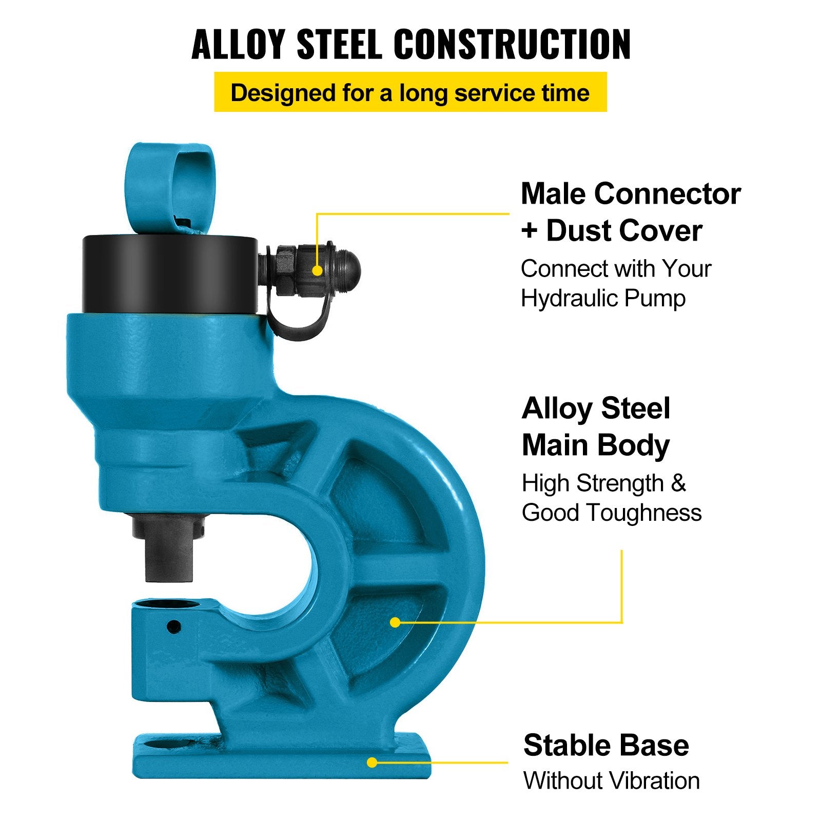 CH-60 Hydraulic Hole Punching Tool 31T Hole Digger Force Puncher Smooth Hole Puncher for Iron Plate Copper V952-CH-60SBFJDKJ00001V0