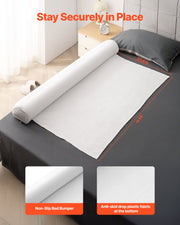 Bed Bumper for Toddlers, 52-inch Inflatable Bed Guard Rail with Safety Flap, 2-Pack Toddler Bedrail Bumpers V952-CHCQ2GZ52INC2L6C6V0