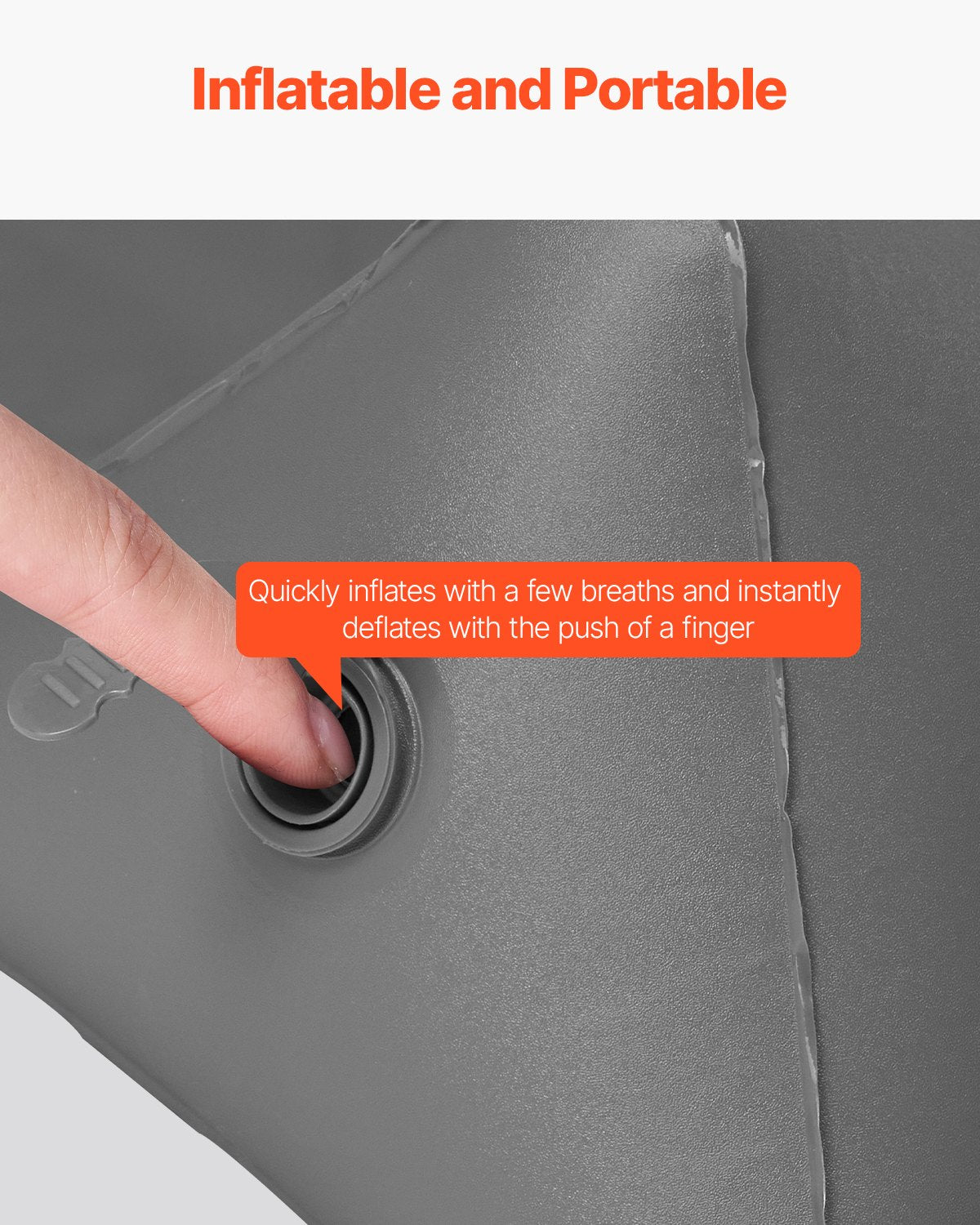 Bed Bumper for Toddlers, 52-inch Inflatable Bed Guard Rail with Safety Flap, Non-Slip TPU Toddler Bedrail V952-CHCQ2GZ52INCJYJXVV0