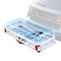 49.4 x 22.4 x 7.1 in Hitch Cargo Carrier, 500lb Capacity Trailer Hitch Mount Aluminum Cargo Basket, Luggage V952-CHXLK47206500F92QV0