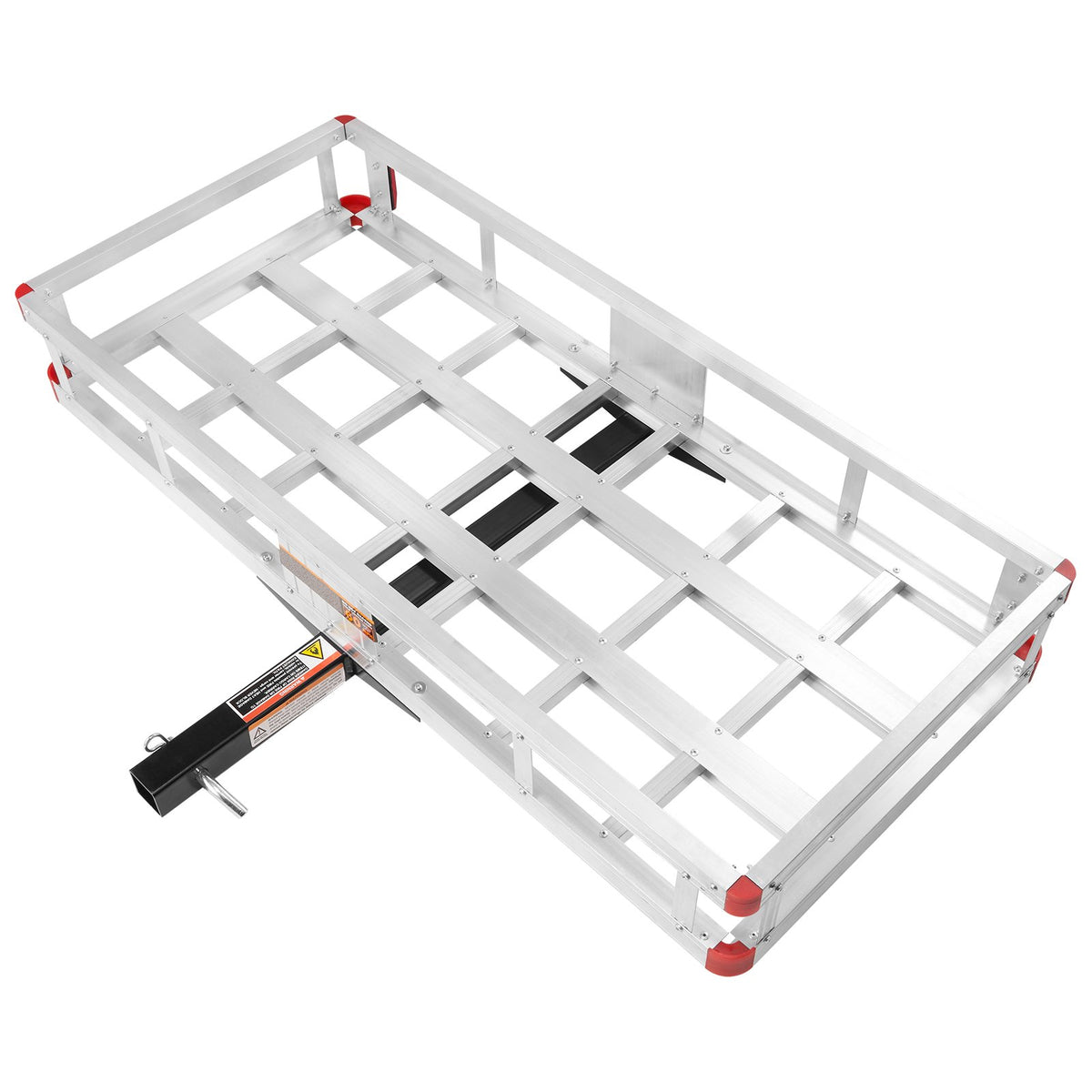 49.4 x 22.4 x 7.1 in Hitch Cargo Carrier, 500lb Capacity Trailer Hitch Mount Aluminum Cargo Basket, Luggage V952-CHXLK47206500F92QV0