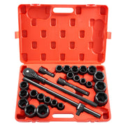 Impact Socket Set 3/4 Inches 27 Piece SAE 7/8 to 2 Inches and Metric 22 to 50 mm V952-CJ1CRV2634SAE5QQ6V0