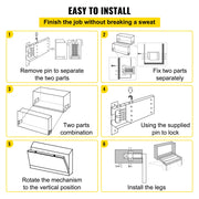 DIY Murphy Bed Springs Mechanism Hardware Kit Horizontal for Twin Size Bed V952-CJCFCJ00000000001V0