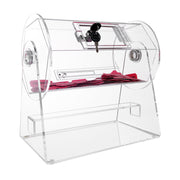 Acrylic Raffle Drum, Holds 2500 Tickets or 100 Raffle Balls, Professional Raffle Ticket Spinning Cage with 2 V952-CJGSL12YC0007VKLTV0