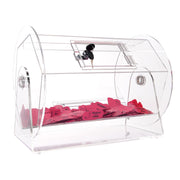 Acrylic Raffle Drum, Holds 5000 Tickets or 200 Raffle Balls, Professional Raffle Ticket Spinning Cage with 2 V952-CJGSL16YC000SJDVGV0