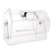 Acrylic Raffle Drum, Holds 5000 Tickets or 200 Raffle Balls, Professional Raffle Ticket Spinning Cage with 2 V952-CJGSL16YC000SJDVGV0