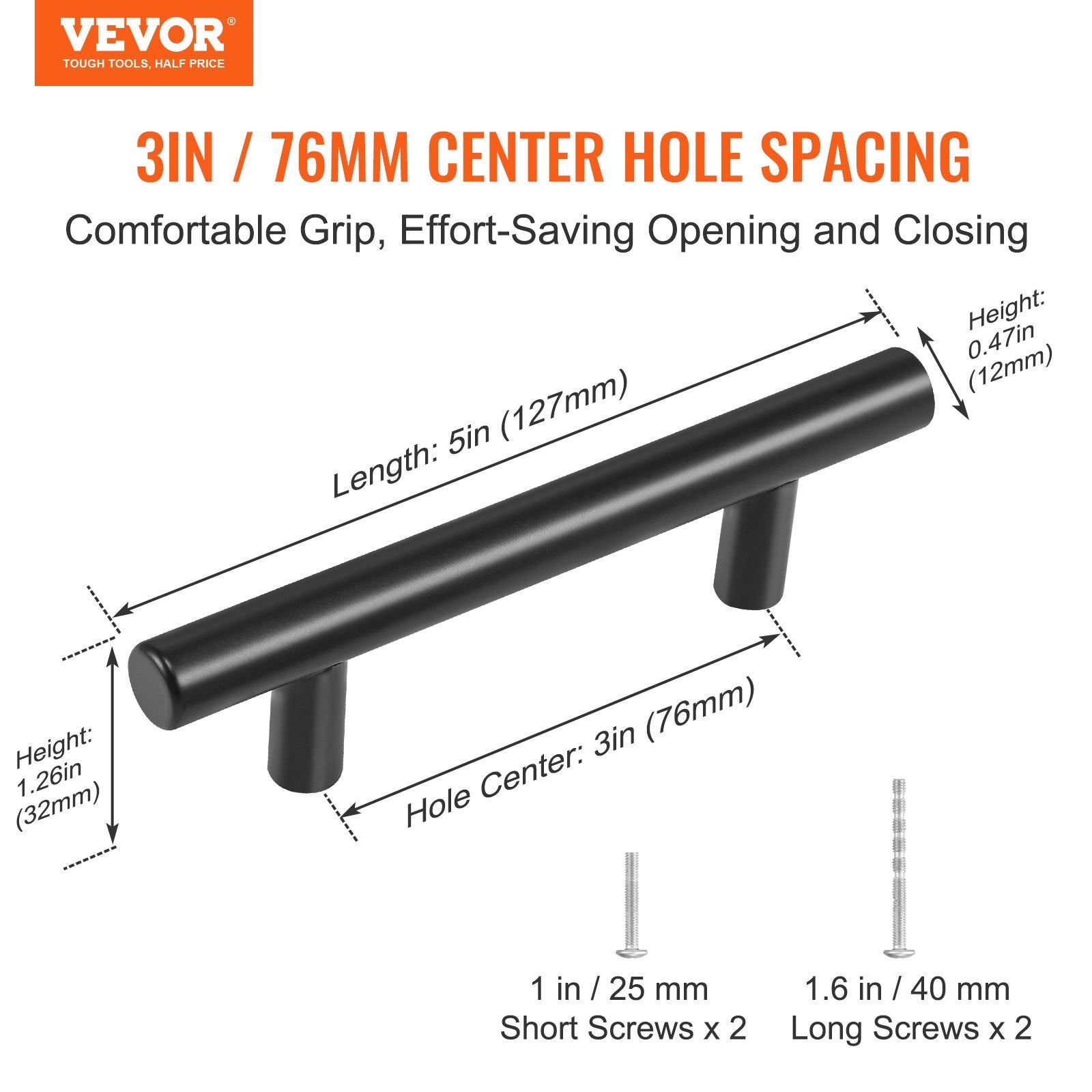 30 Pack Cabinet Pulls, 3in / 76mm Center to Center Slim Kitchen Cabinet Drawer, Stainless Steel Modern V952-CJLSBXGPS30PYUFNMV0