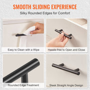 30 Pack Cabinet Pulls, 3in / 76mm Center to Center Slim Kitchen Cabinet Drawer, Stainless Steel Modern V952-CJLSBXGPS30PYUFNMV0