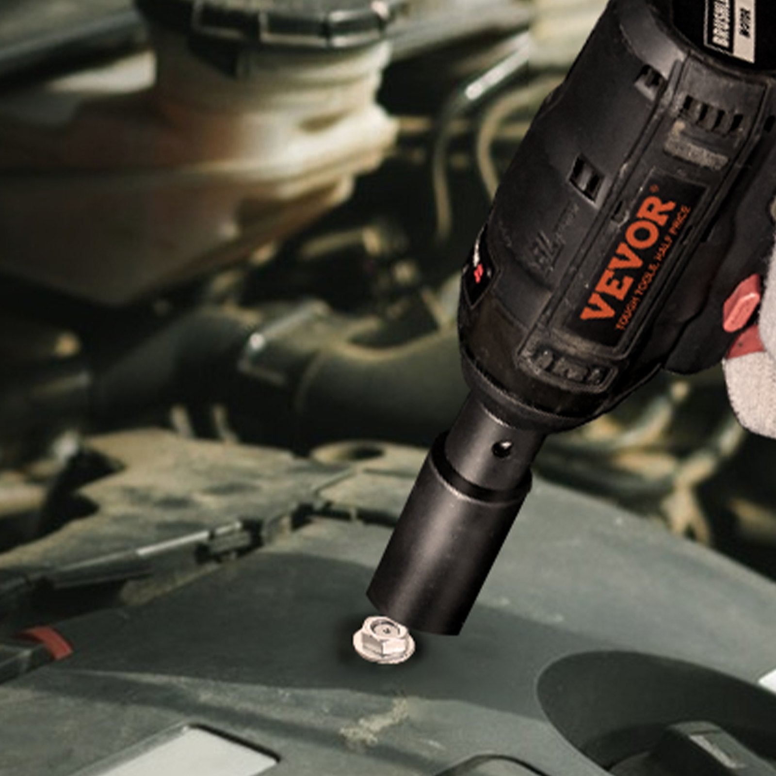 3/8" Drive Impact Socket Set, 48 Piece Socket Set SAE (5/16" -3/4") & Metric (8-22mm)6 Point Cr-V Drive V952-CJT38SAECRV48ZGF4V0