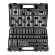 3/8" Drive Impact Socket Set, 48 Piece Socket Set SAE (5/16" -3/4") & Metric (8-22mm)6 Point Cr-V Drive V952-CJT38SAECRV48ZGF4V0