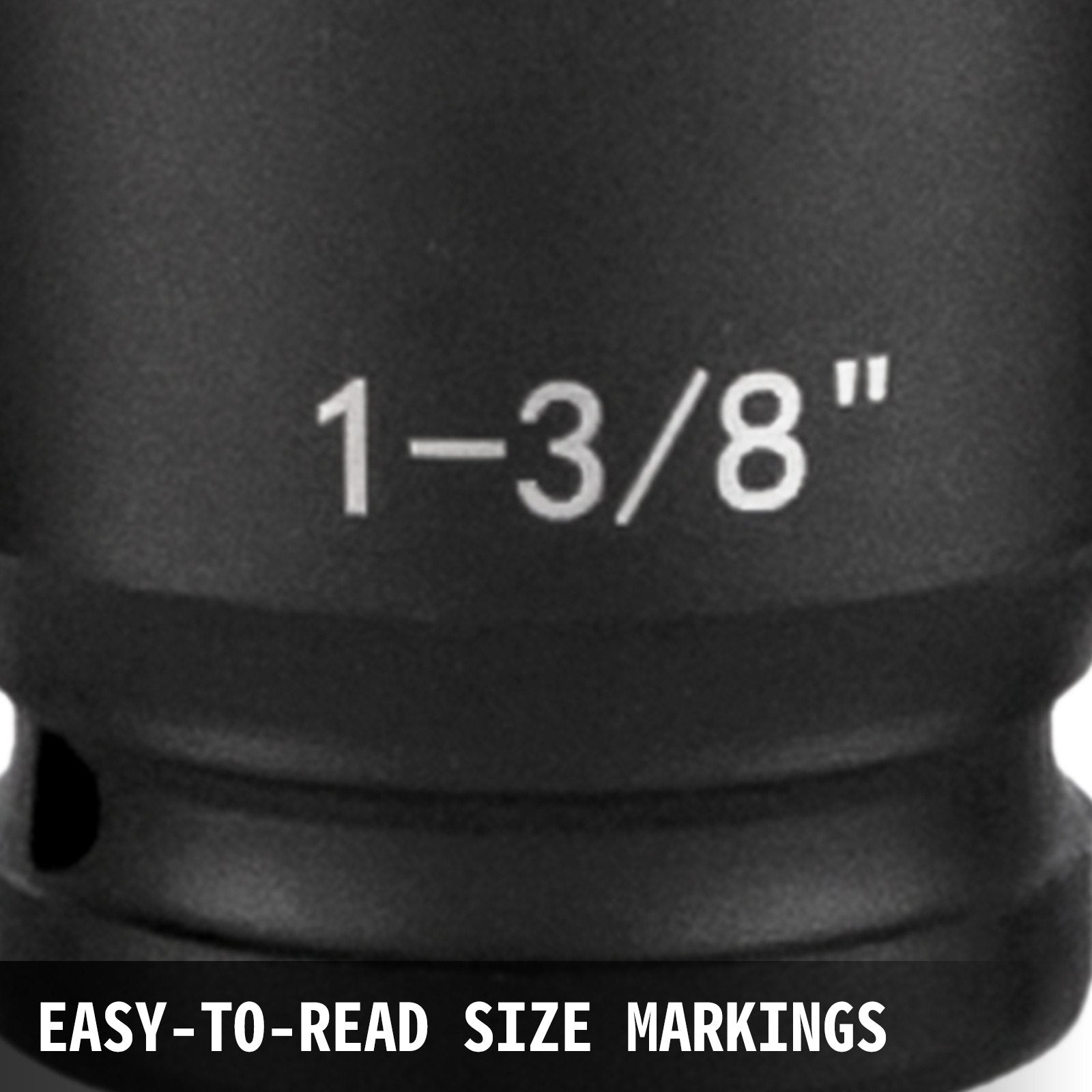 Impact Socket Set 1/2 Inches 19 Piece Impact Sockets, Standard Socket Assortment, 1/2 Inches Drive Socket Set V952-CJTT19PC12INBZ001V0