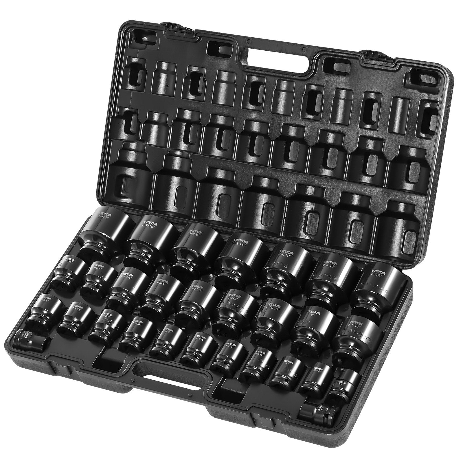Impact Socket Set 3/4 Inches 29 Piece Impact Sockets, 6-Point Sockets, Rugged Construction, CR-M0, 3/4 Inches V952-CJTT34IN29PC00001V0